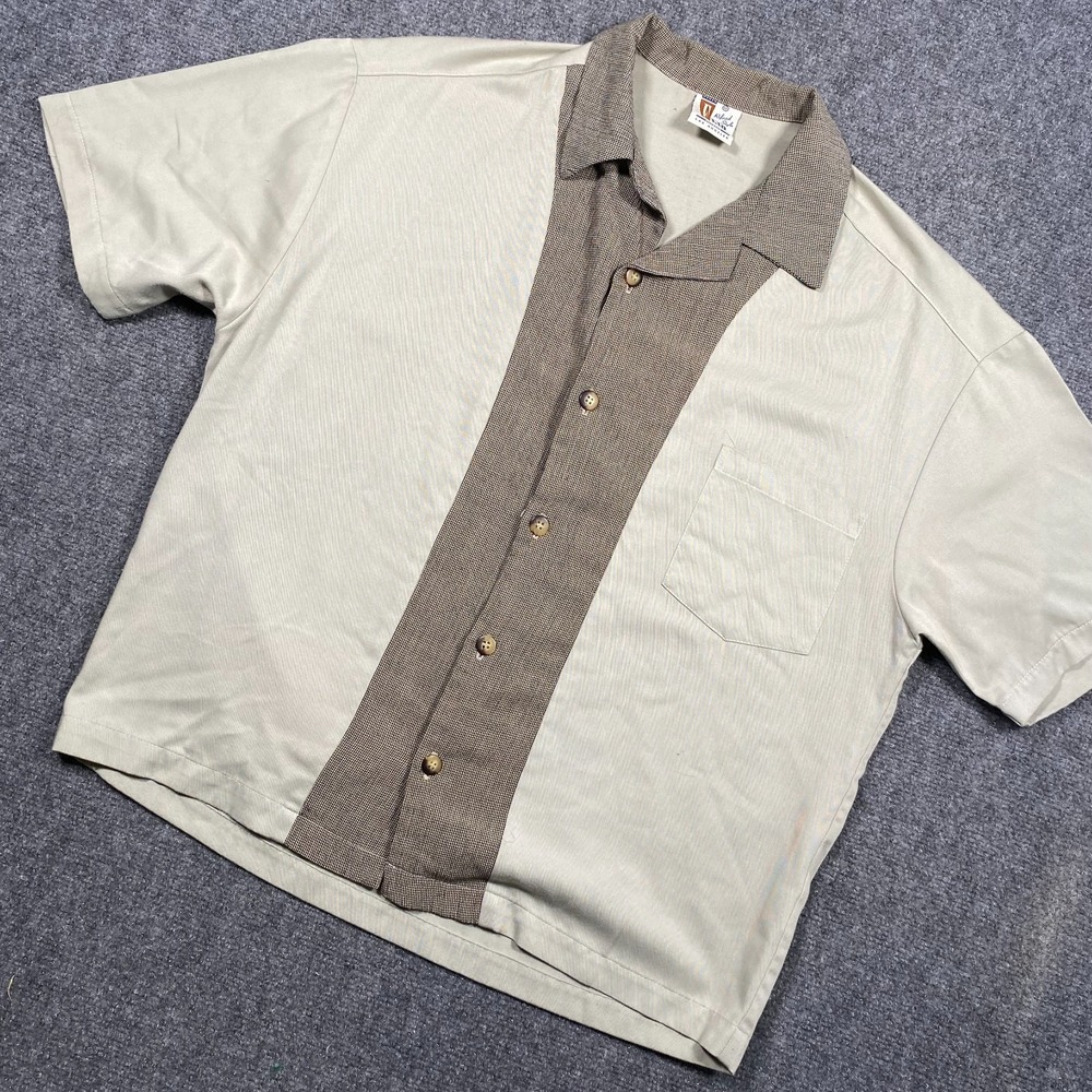 Vintage Flip Refined Style Los Angeles Button shirt Rockabily‎ Disco Size Medium